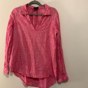 JNY 100% Linen Tunic Top